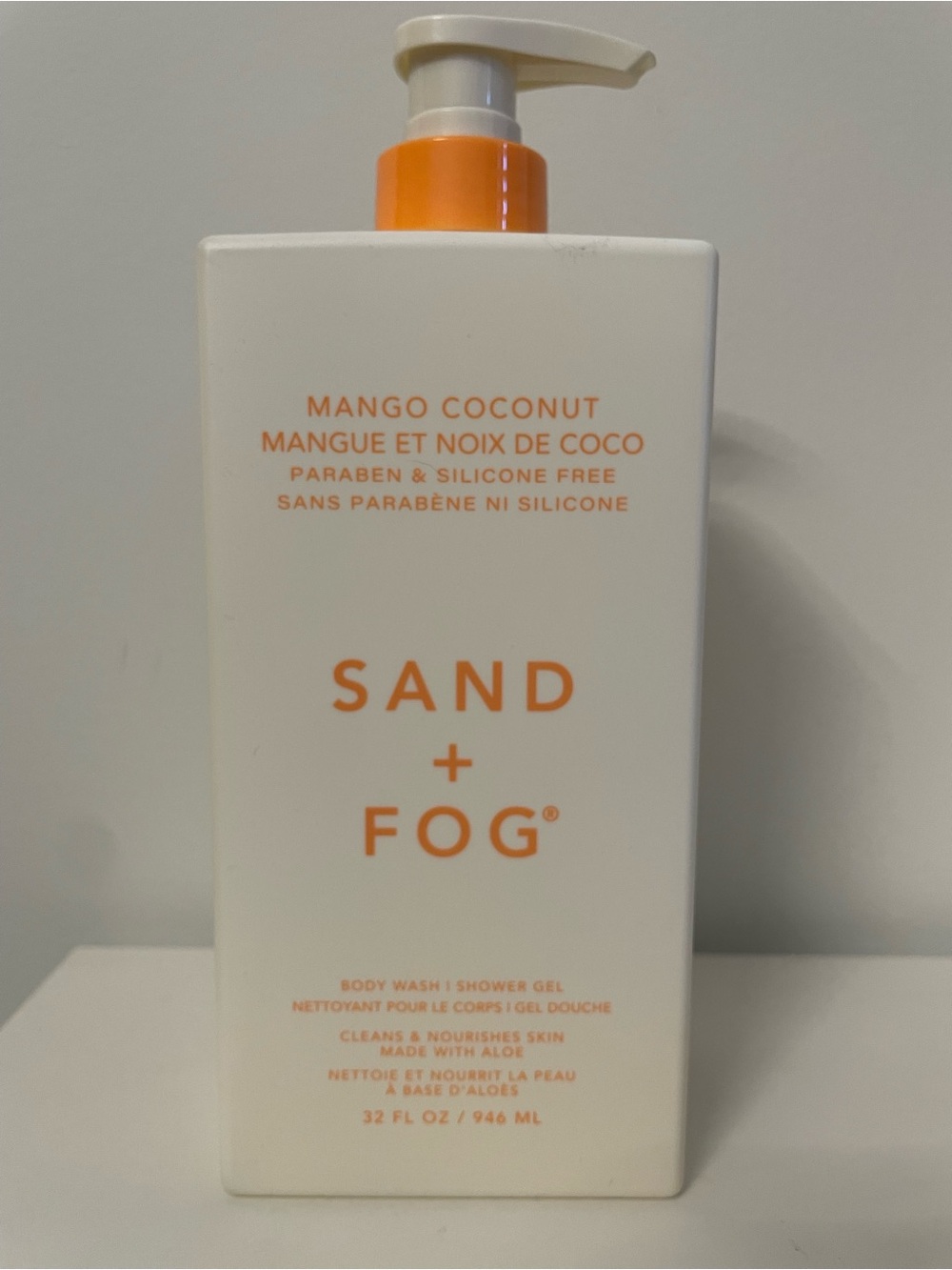 NWT SAND + FOG Mango Coconut Body Wash | Shower Gel - 32 FL OZ/ 946 ML